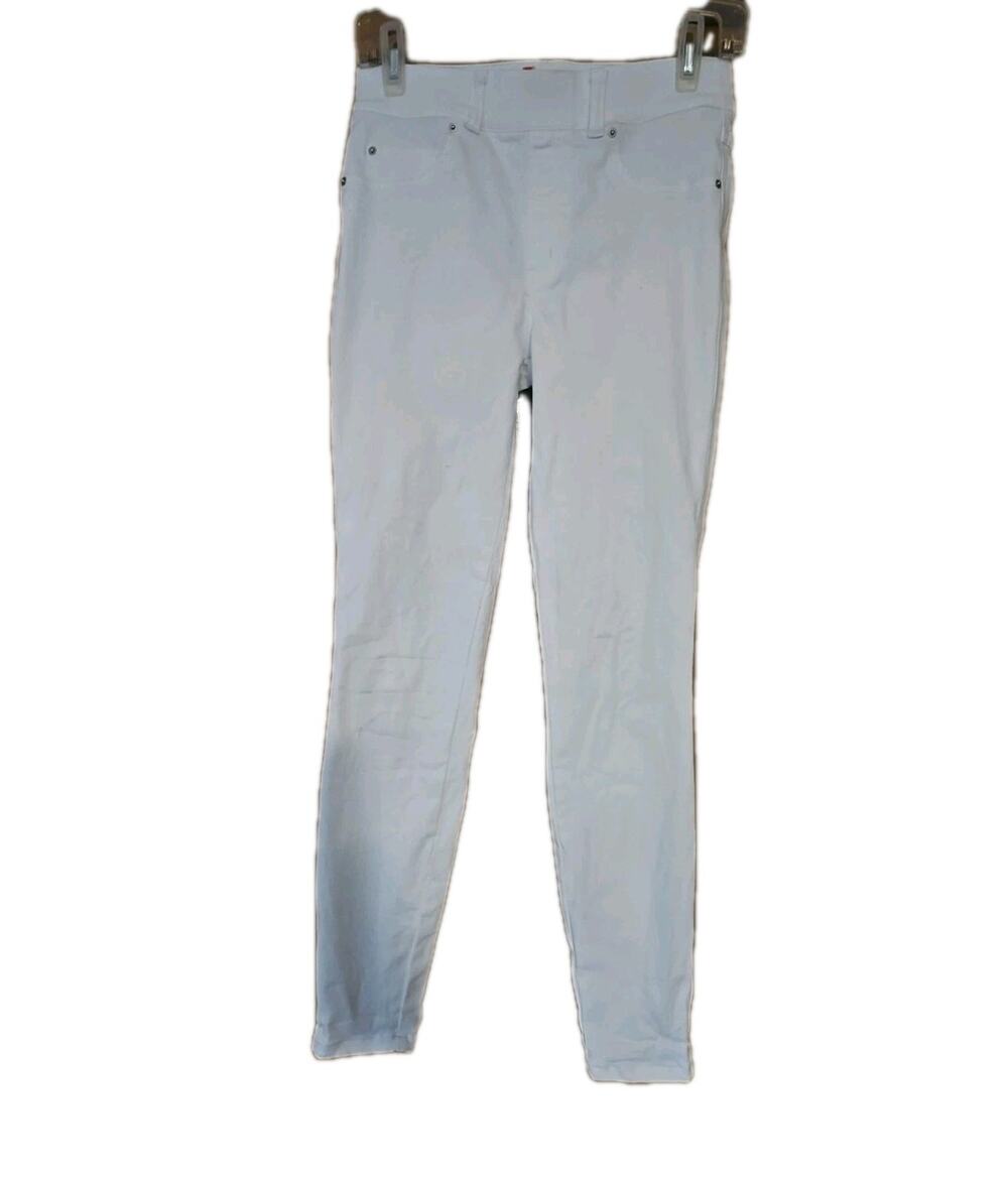 Spanx White Jeans Womens Size Small Ankle Skinny Pull On